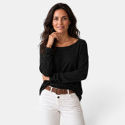 Jersey Mujer Punto Fino Cuello Redondo Ligero