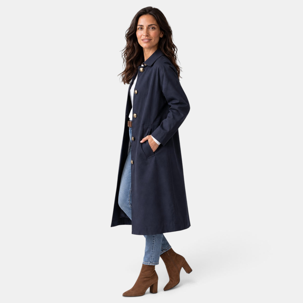 Women's Reversible Trench Coat