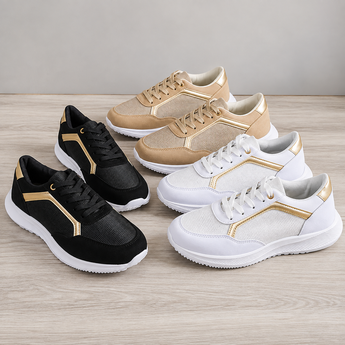 Zapatillas Ortopédicas Mujer Deportivas con Cordones