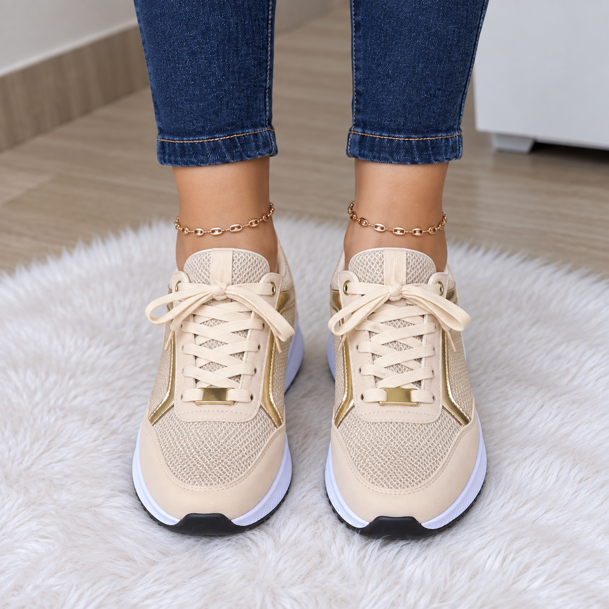 Zapatillas Ortopédicas Mujer Deportivas con Cordones