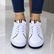 Zapatillas Mujer Plataforma Bordado Floral