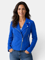 Chaqueta Americana Mujer Corta con Cremallera