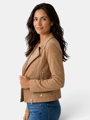 Chaqueta Americana Mujer Corta con Cremallera