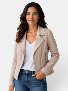 Chaqueta Americana Mujer Corta con Cremallera