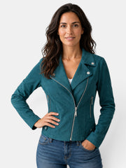 Chaqueta Americana Mujer Corta con Cremallera