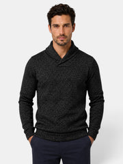 Sudadera Hombre Cuello Alto Botones