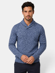 Sudadera Hombre Cuello Alto Botones