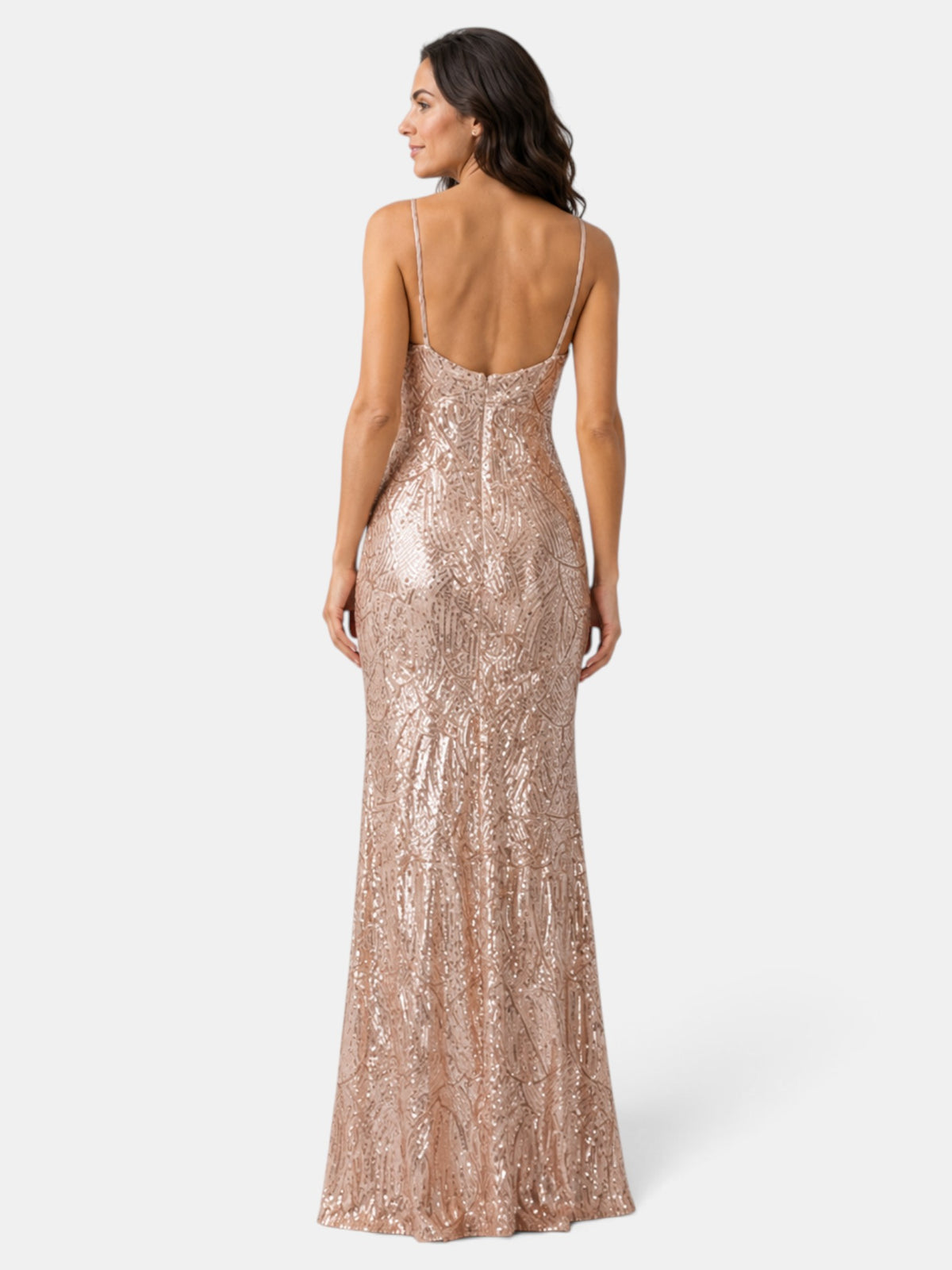 Women's Sequin Party Maxi Dress