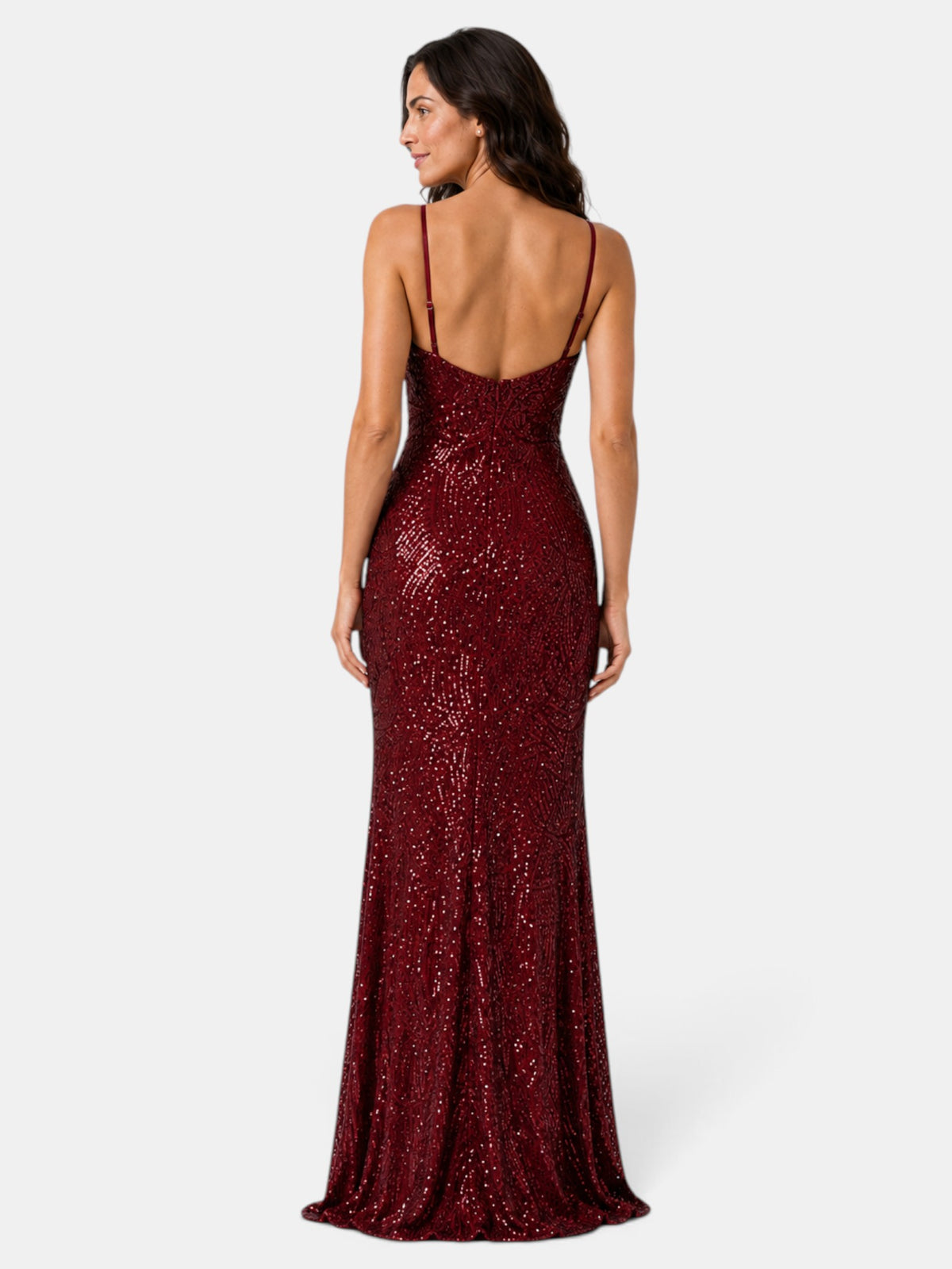 Women's Sequin Party Maxi Dress