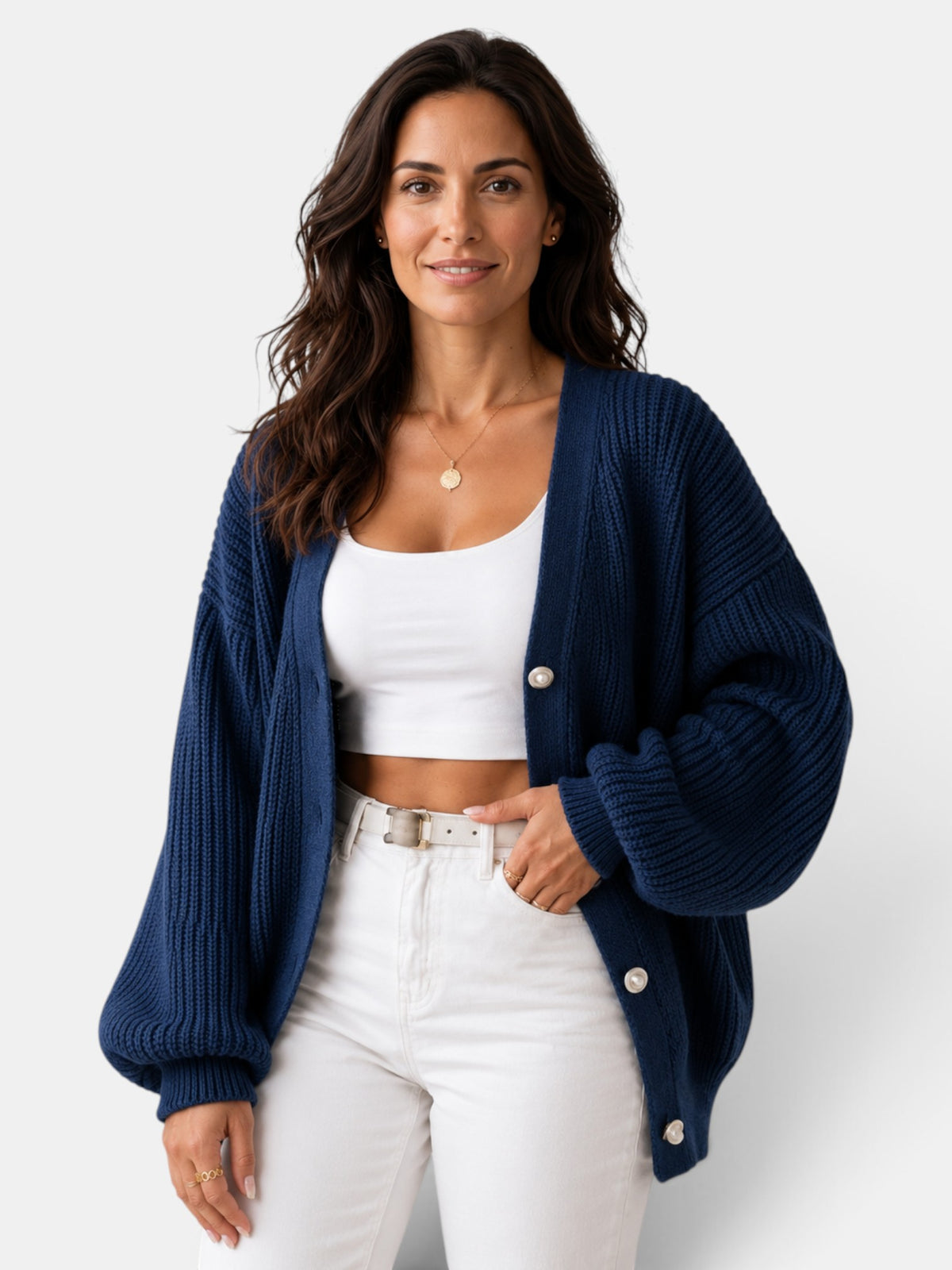 Women's Oversized Knit Cardigan