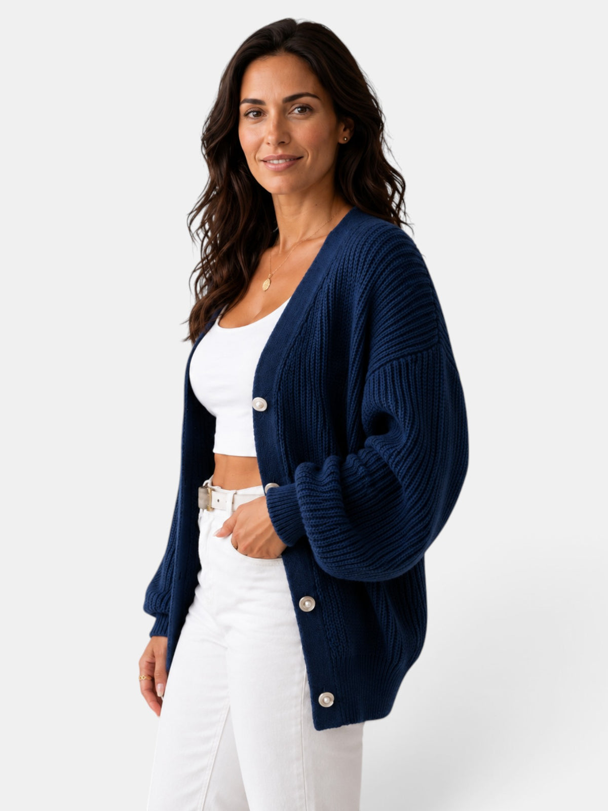 Women's Oversized Knit Cardigan