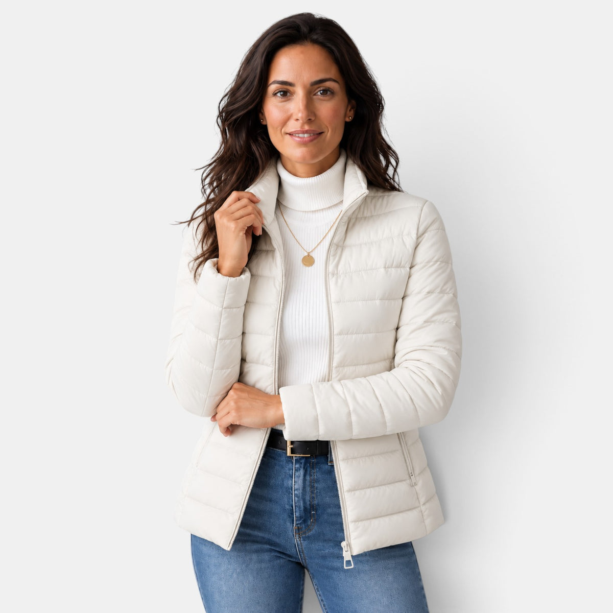 Women's Lightweight Padded High Neck Jacket