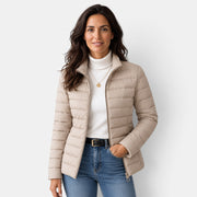 Women's Lightweight Padded High Neck Jacket