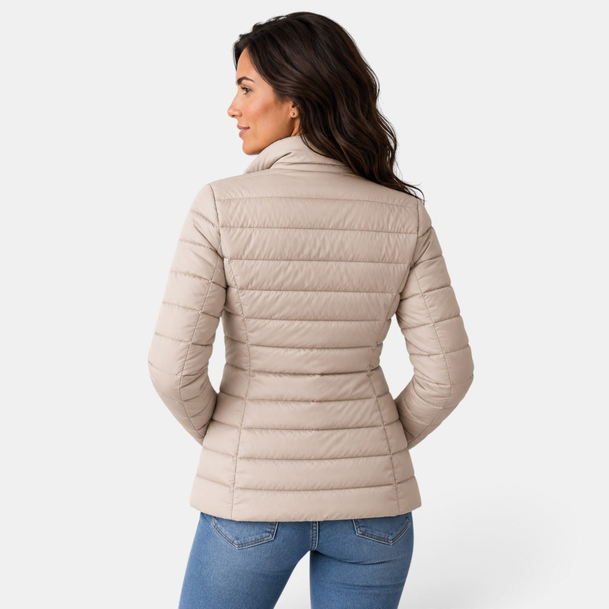 Women's Lightweight Padded High Neck Jacket
