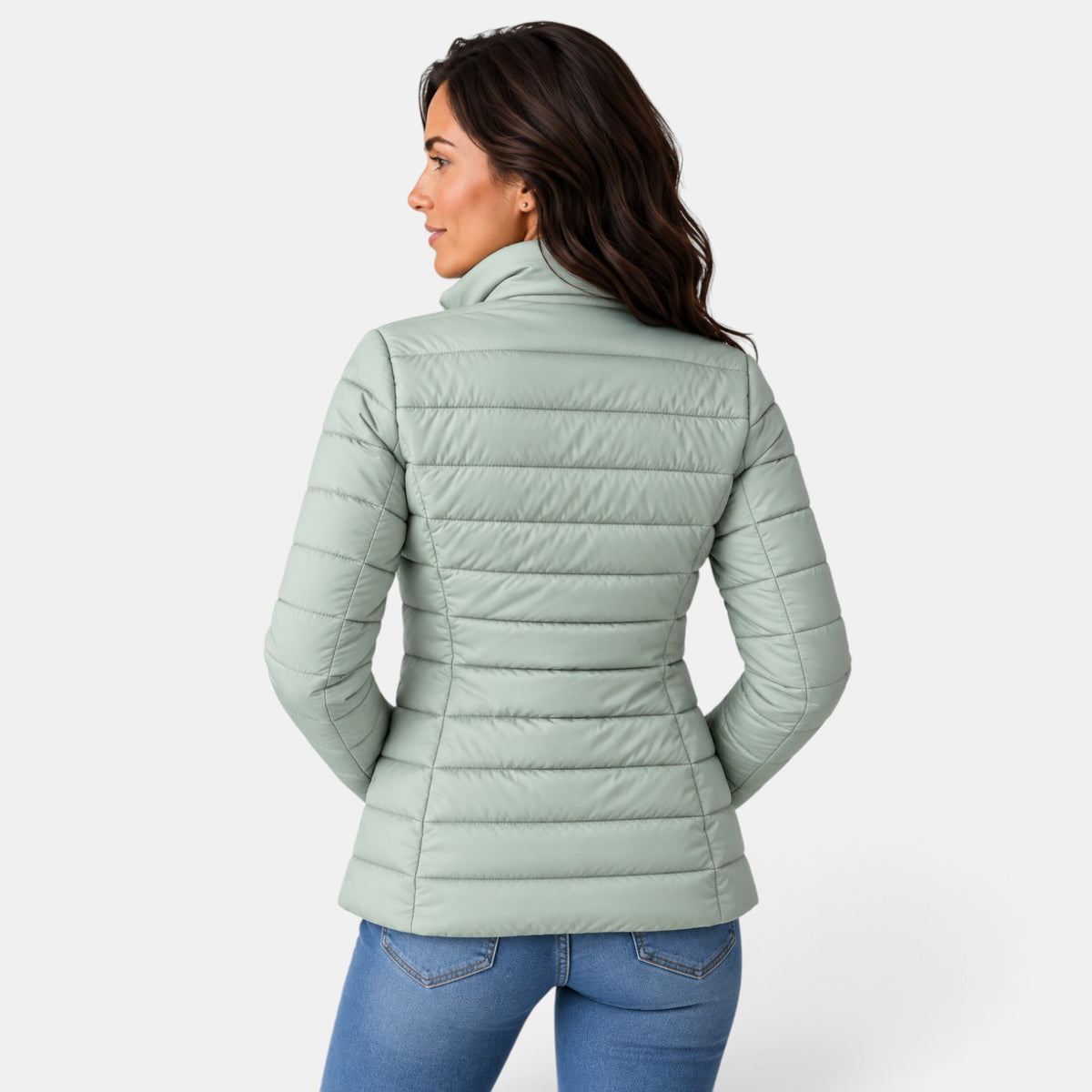 Women's Lightweight Padded High Neck Jacket