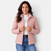 Women's Lightweight Padded High Neck Jacket