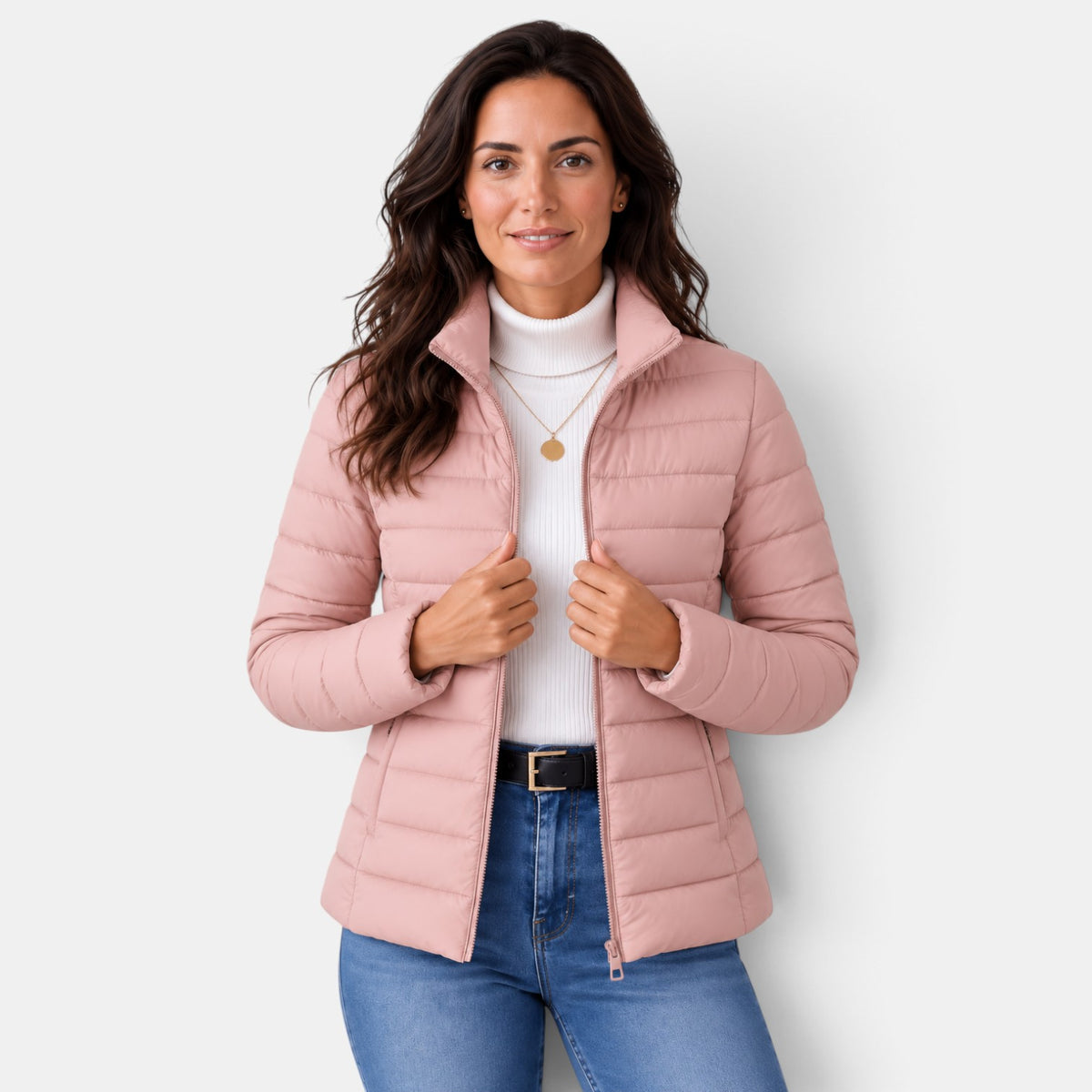 Women's Lightweight Padded High Neck Jacket