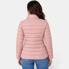 Chaqueta Acolchada Mujer Ligera Cuello Alto