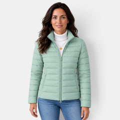 Chaqueta Acolchada Mujer Ligera Cuello Alto