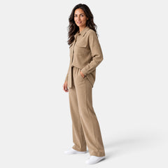 Conjunto Mujer con Cárdigan de Solapa