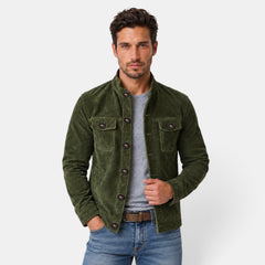 Chaqueta Hombre Ante Biker Vintage