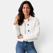 Chaqueta Ante Mujer Corta Otoño Invierno