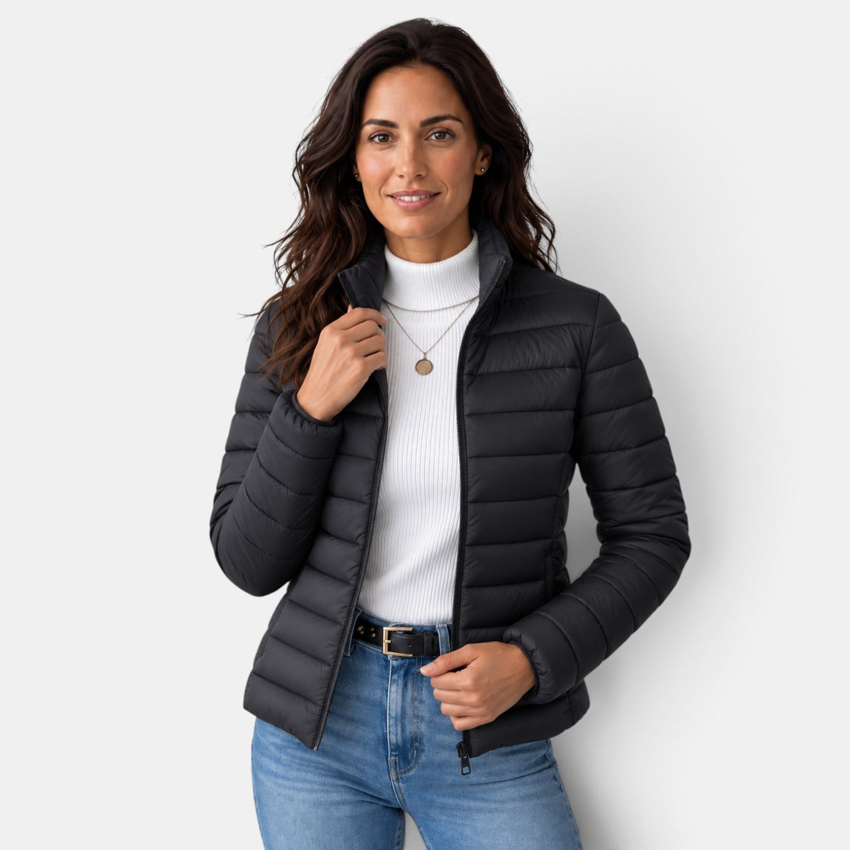 Chaqueta Acolchada Ligera Mujer Entretiempo