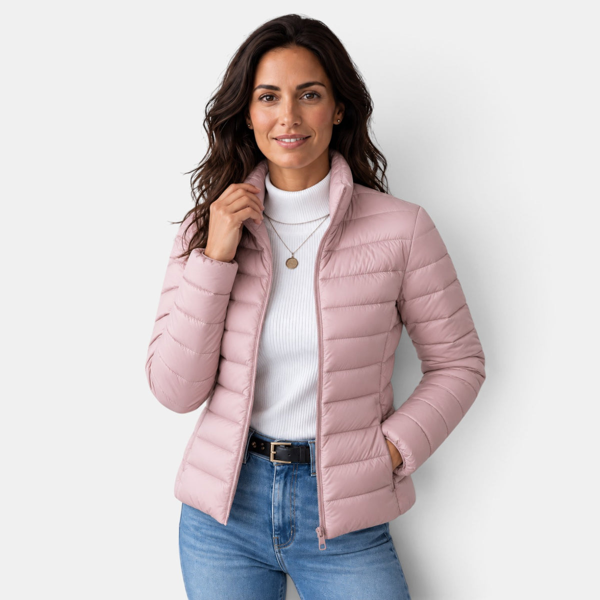 Chaqueta Acolchada Ligera Mujer Entretiempo