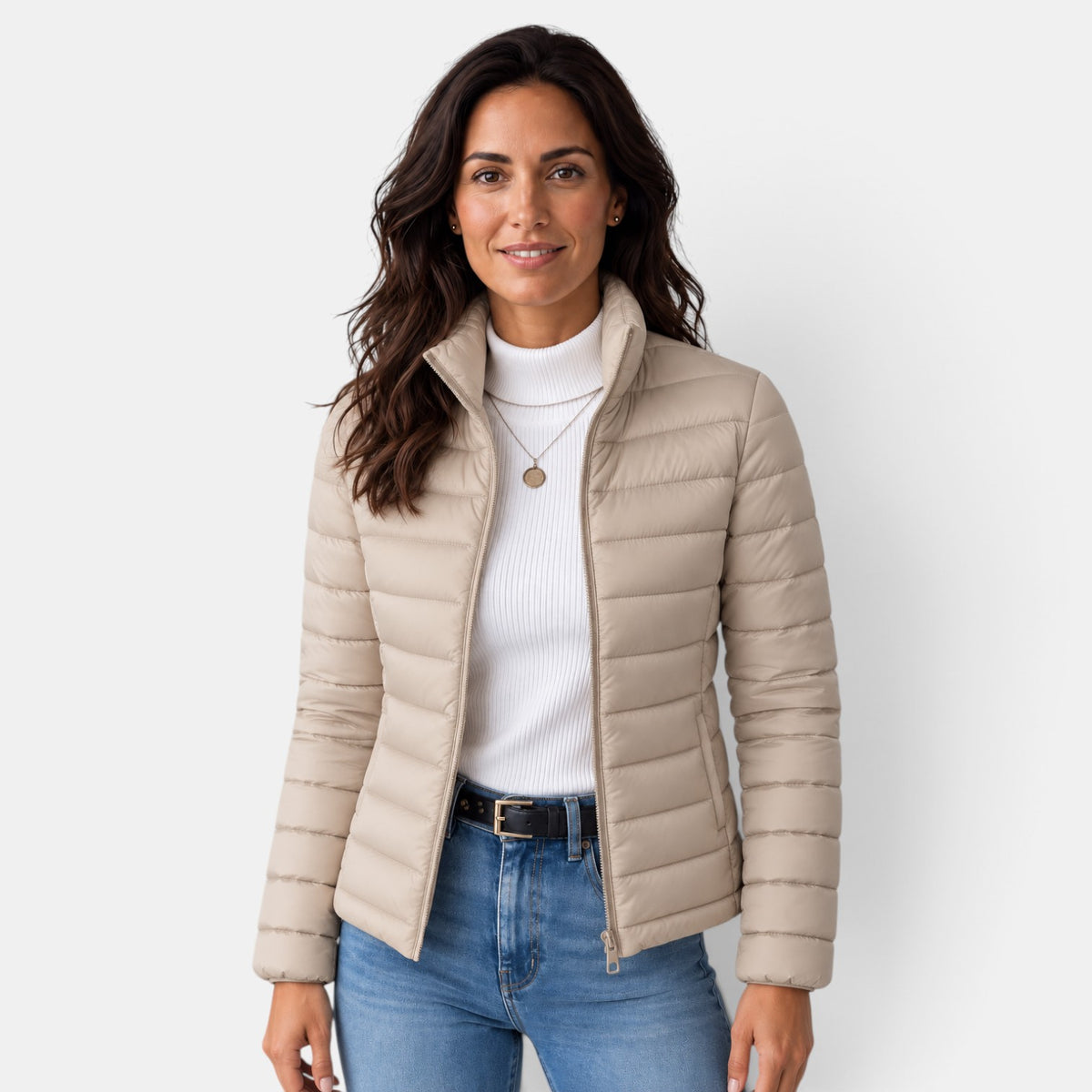 Chaqueta Acolchada Ligera Mujer Entretiempo