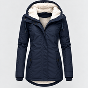 Parka Mujer Impermeable con Forro Borreguito