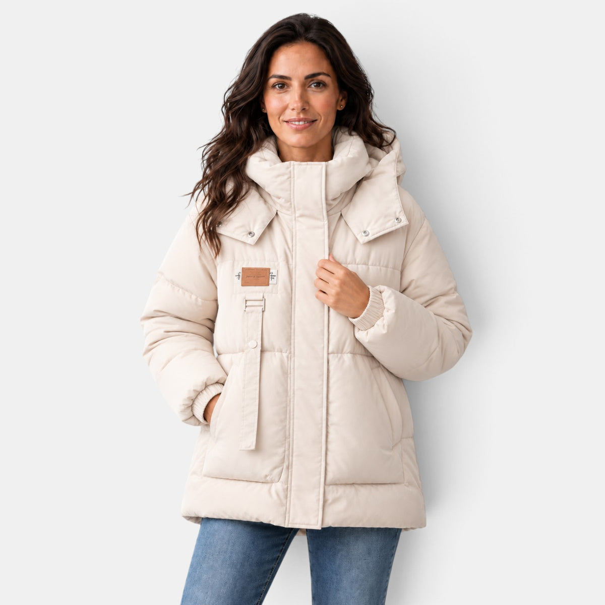 Chaqueta Plumón Mujer Entallada Invierno