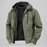 Chaqueta Invierno Hombre con Capucha Forrada