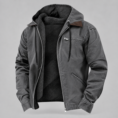 Chaqueta Invierno Hombre con Capucha Forrada