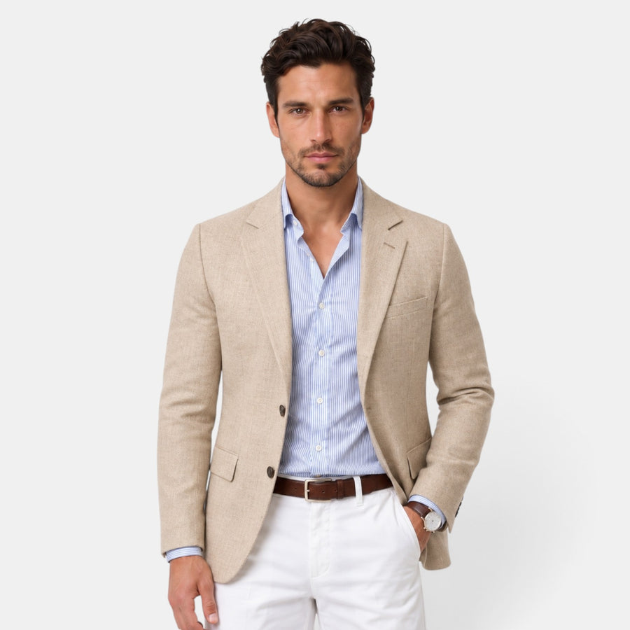 Blazer de Punto Hombre Elegante Casual