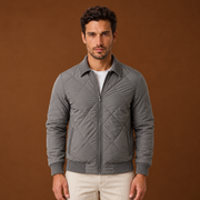 Chaqueta Bomber Hombre Casual con Cremallera
