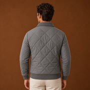 Chaqueta Bomber Hombre Casual con Cremallera
