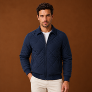 Chaqueta Bomber Hombre Casual con Cremallera