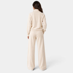 Conjunto Mujer con Media Cremallera y Pantalón Ancho