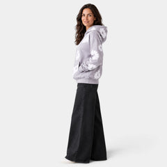 Women's Oversized Floral Print Hoodie