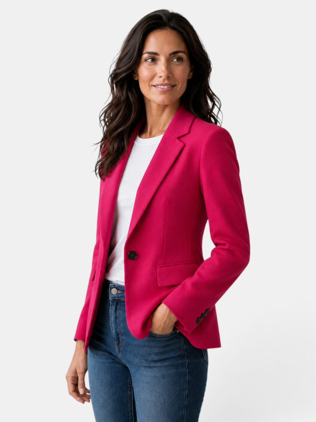 Women's Elegant Blazer with Buttons