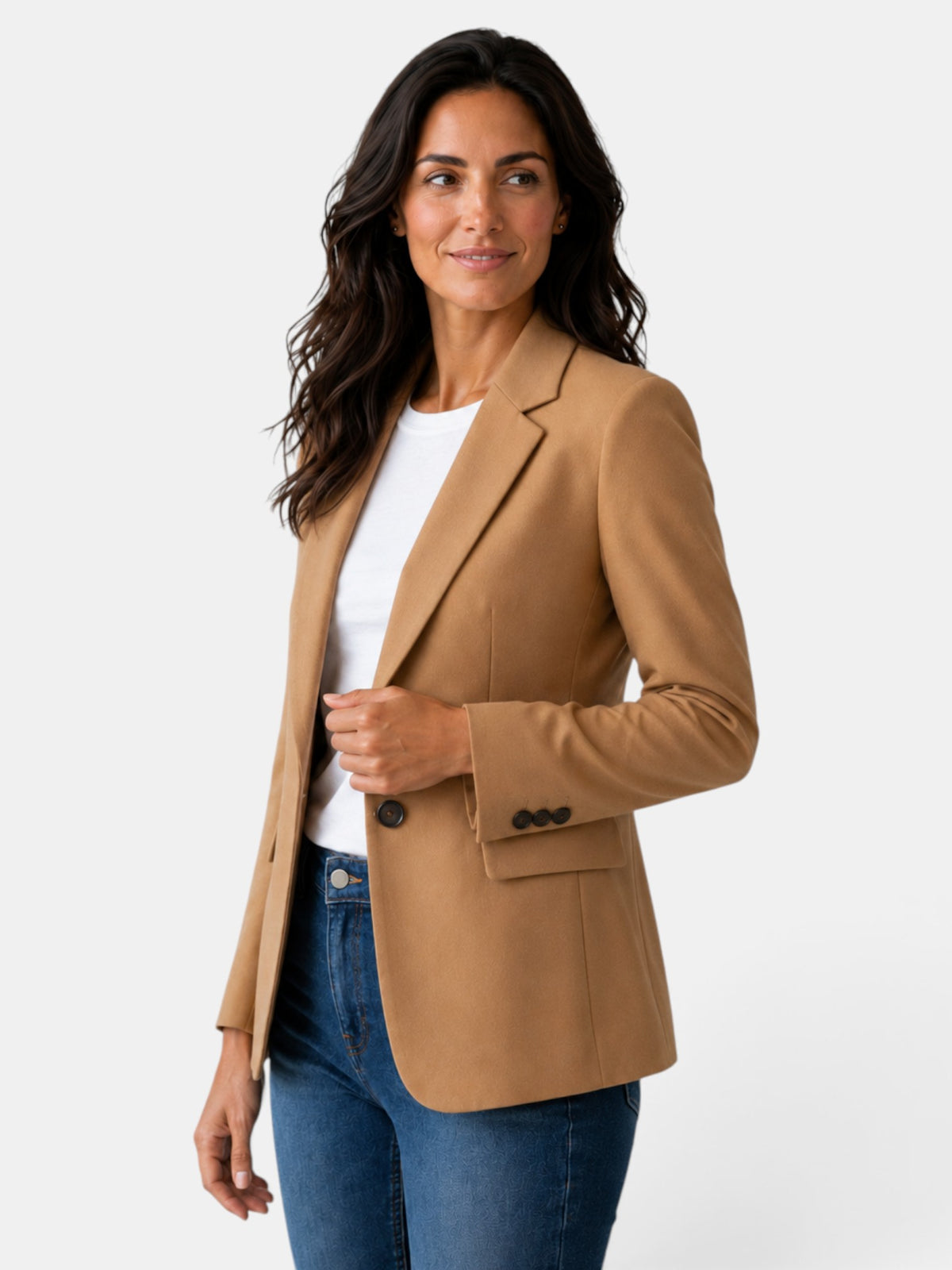 Women's Elegant Blazer with Buttons