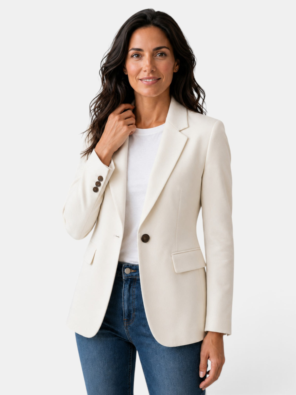 Women's Elegant Blazer with Buttons