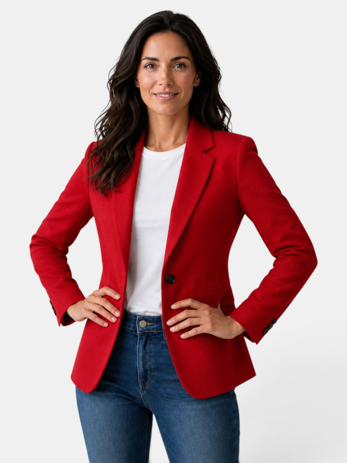 Women's Elegant Blazer with Buttons