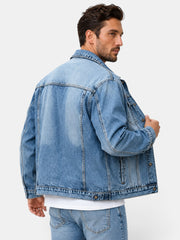 Chaqueta Vaquera Hombre Azul Slim