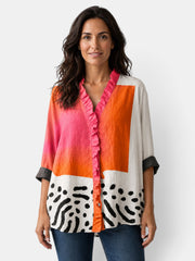 Blusa Mujer Estampada Elegante Verano