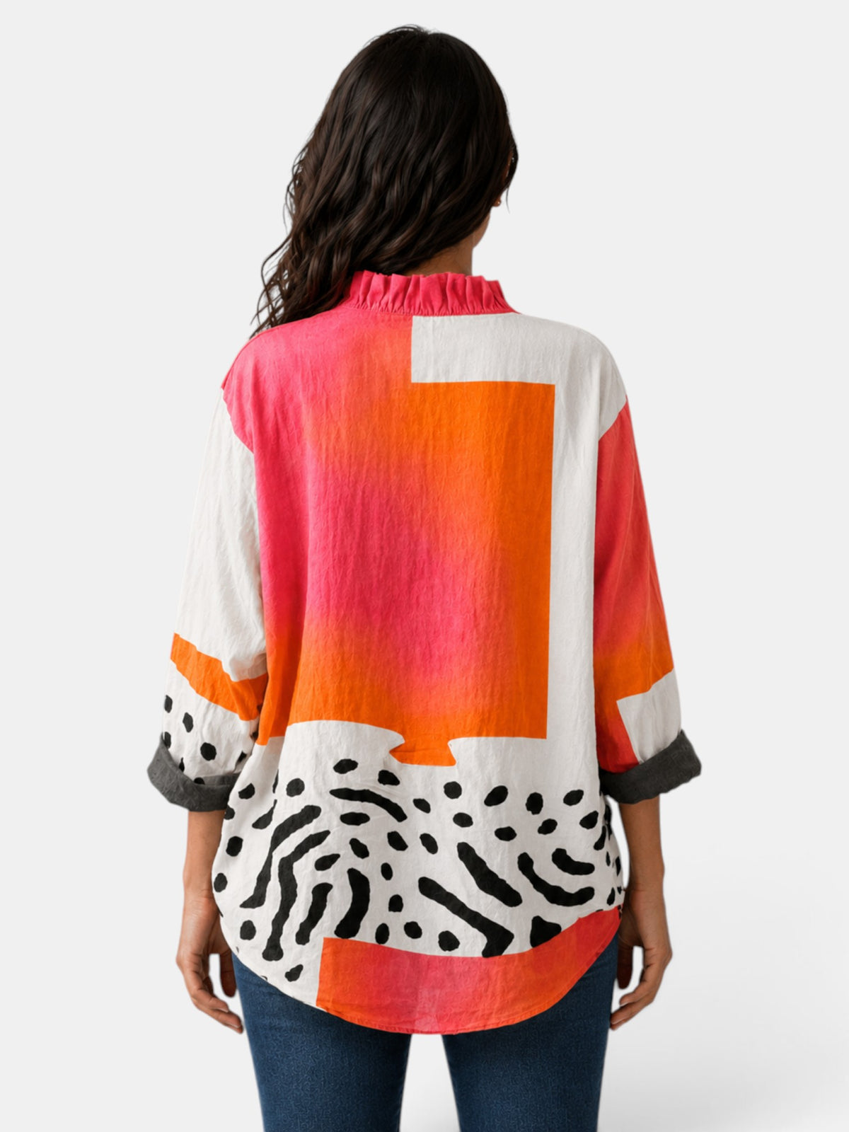 Blusa Mujer Estampada Elegante Verano