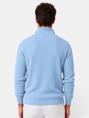 Men's Ribbed Zip-Up Sweater