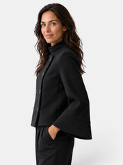 Chaqueta Capa Mujer Lana Elegante