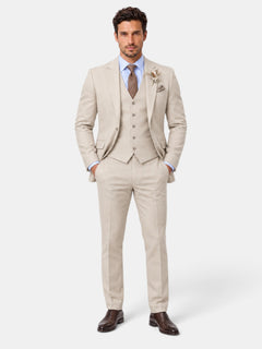 Men's Classic 3-Piece Suit - Blazer, Vest and Pants