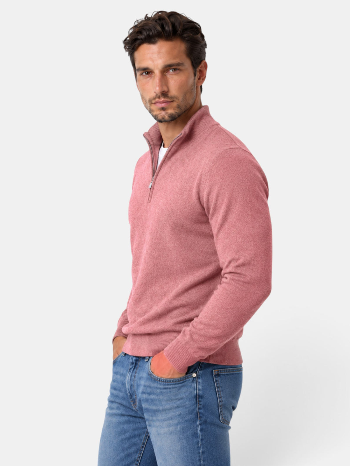 Suéter Hombre Lana Merino Cuello V
